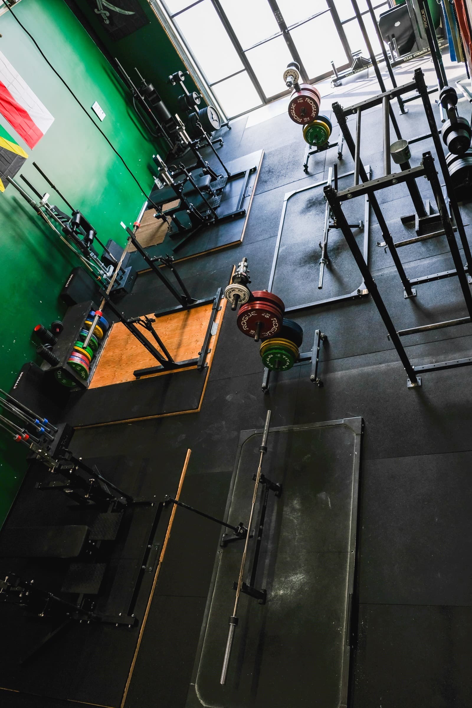 Public House Barbell Club gym interior with equipment